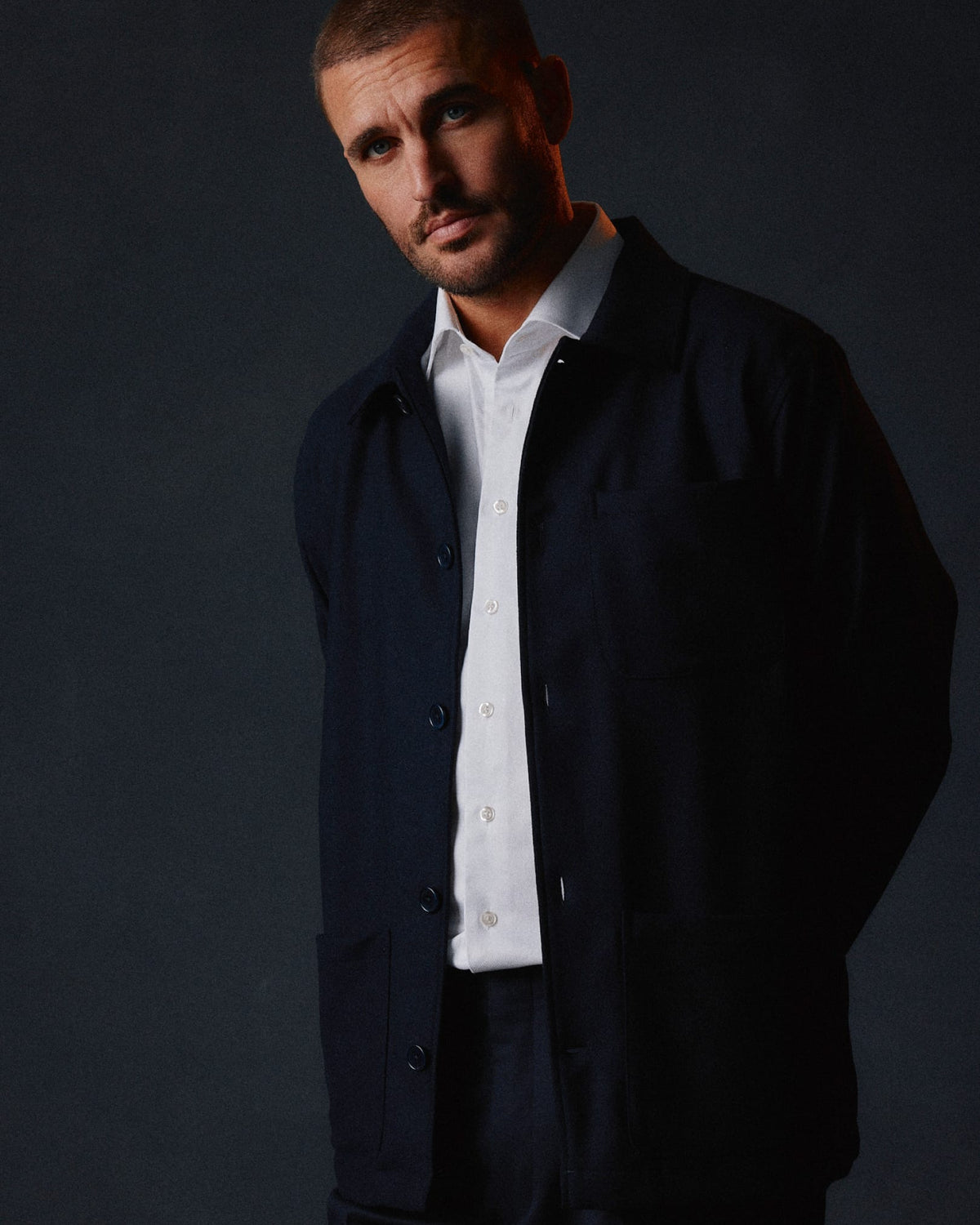 The Wool Overshirt | Navy