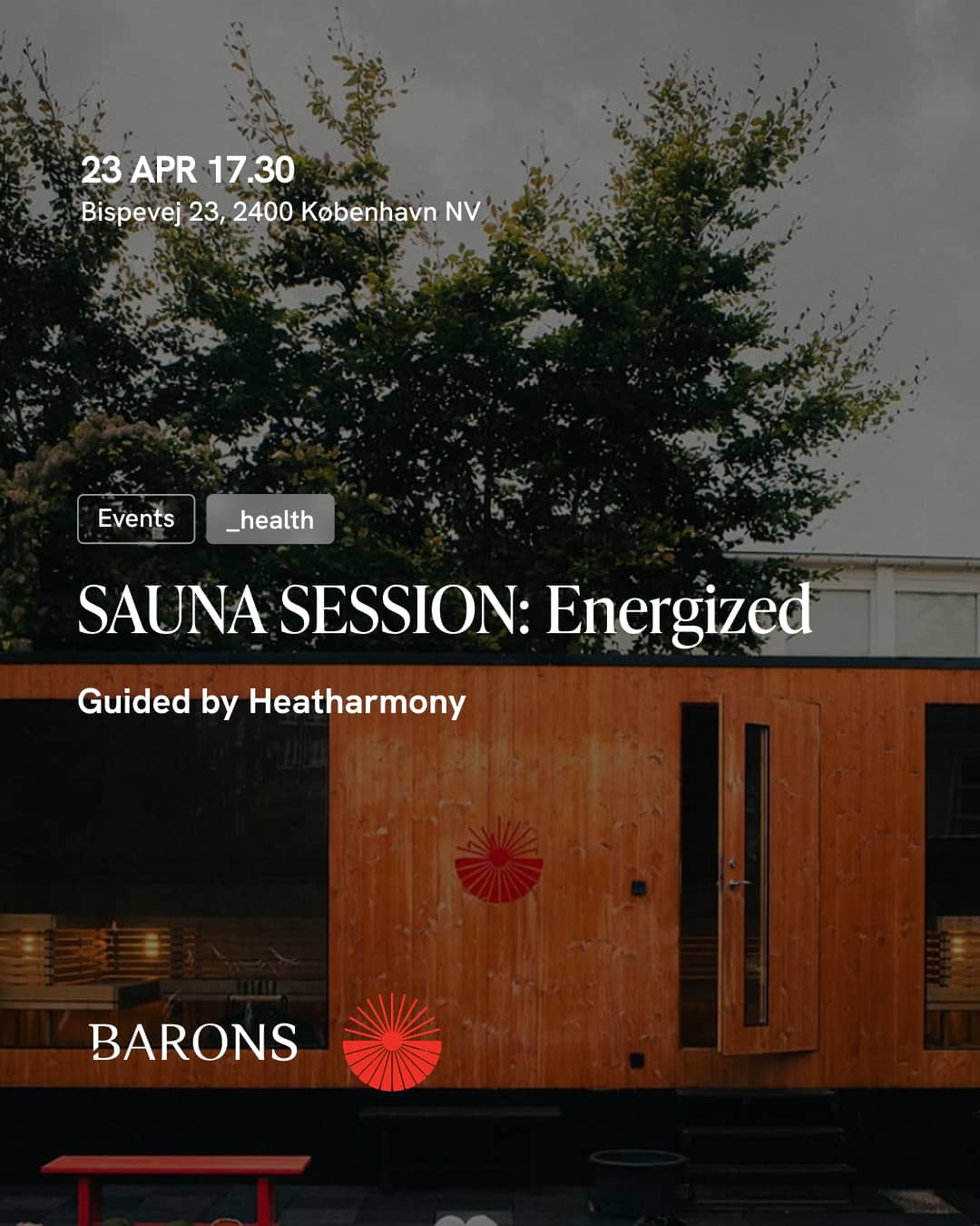 Health event: Saunagus 23/04-2026