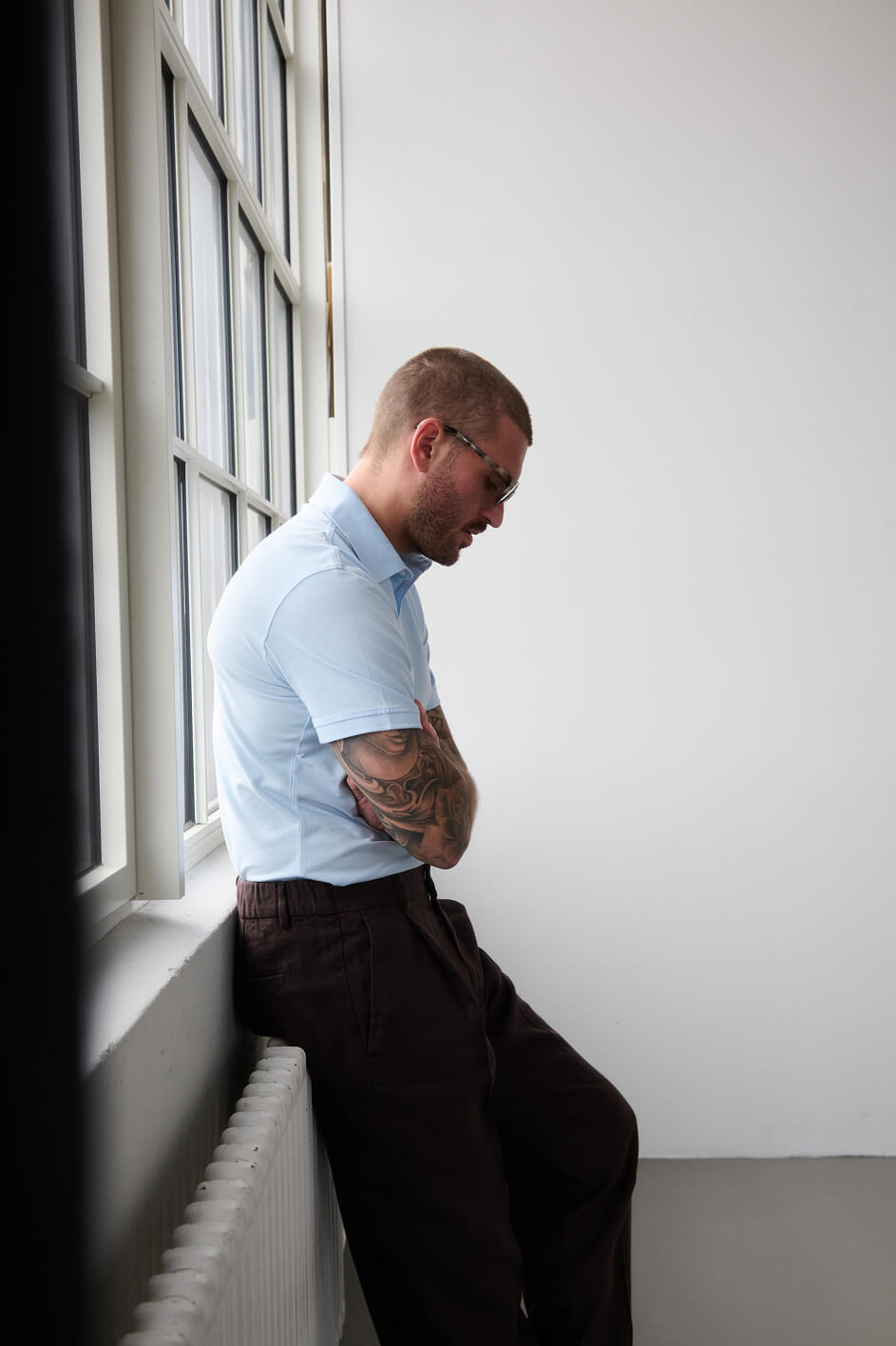 The Ambassador Polo | Light blue
