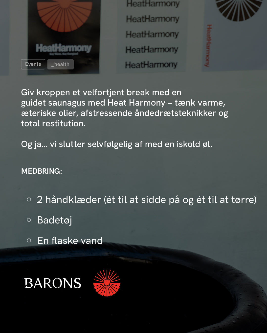Health event: Saunagus 23/10-2025