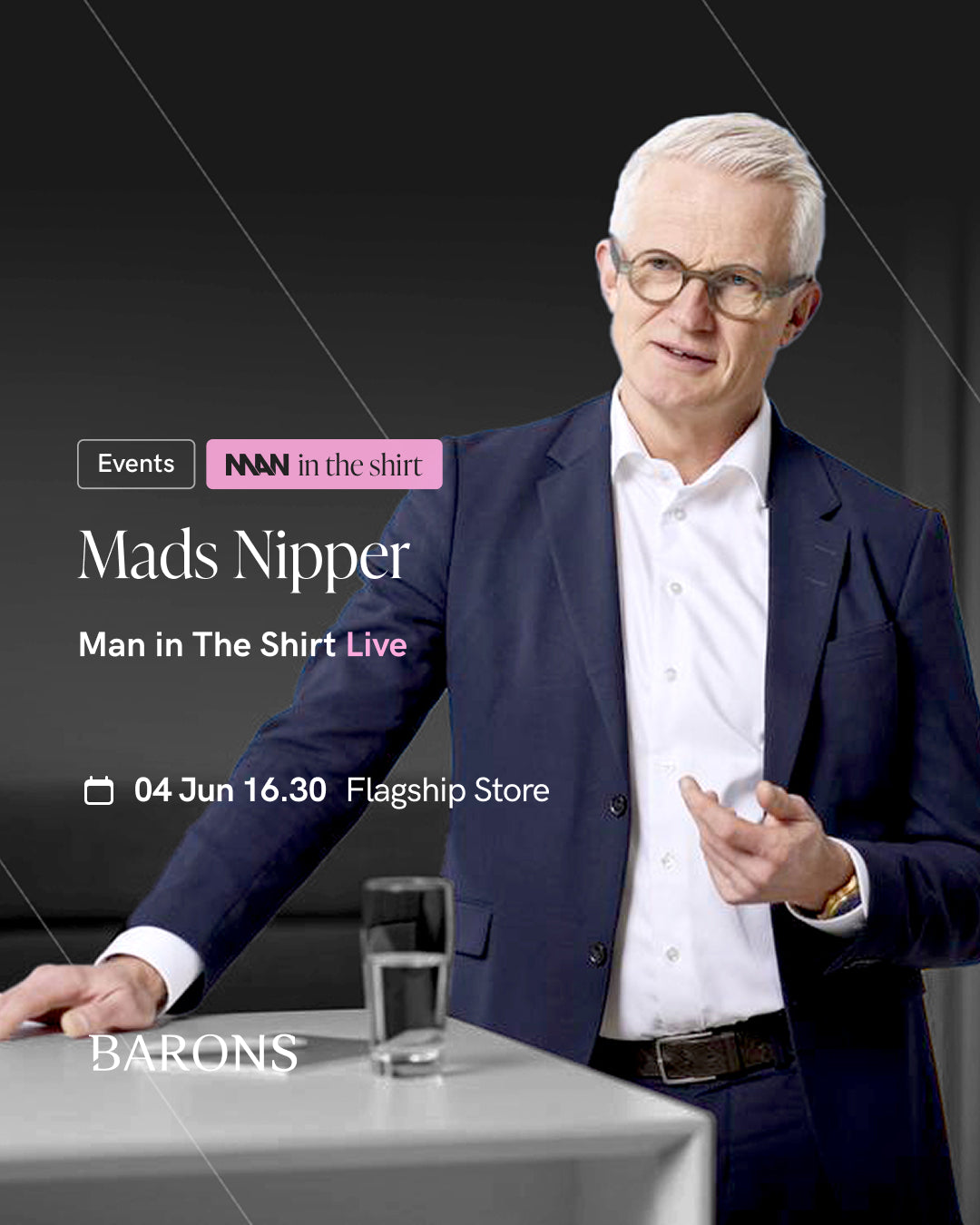 Man in The Shirt [Live event]: Mads Nipper