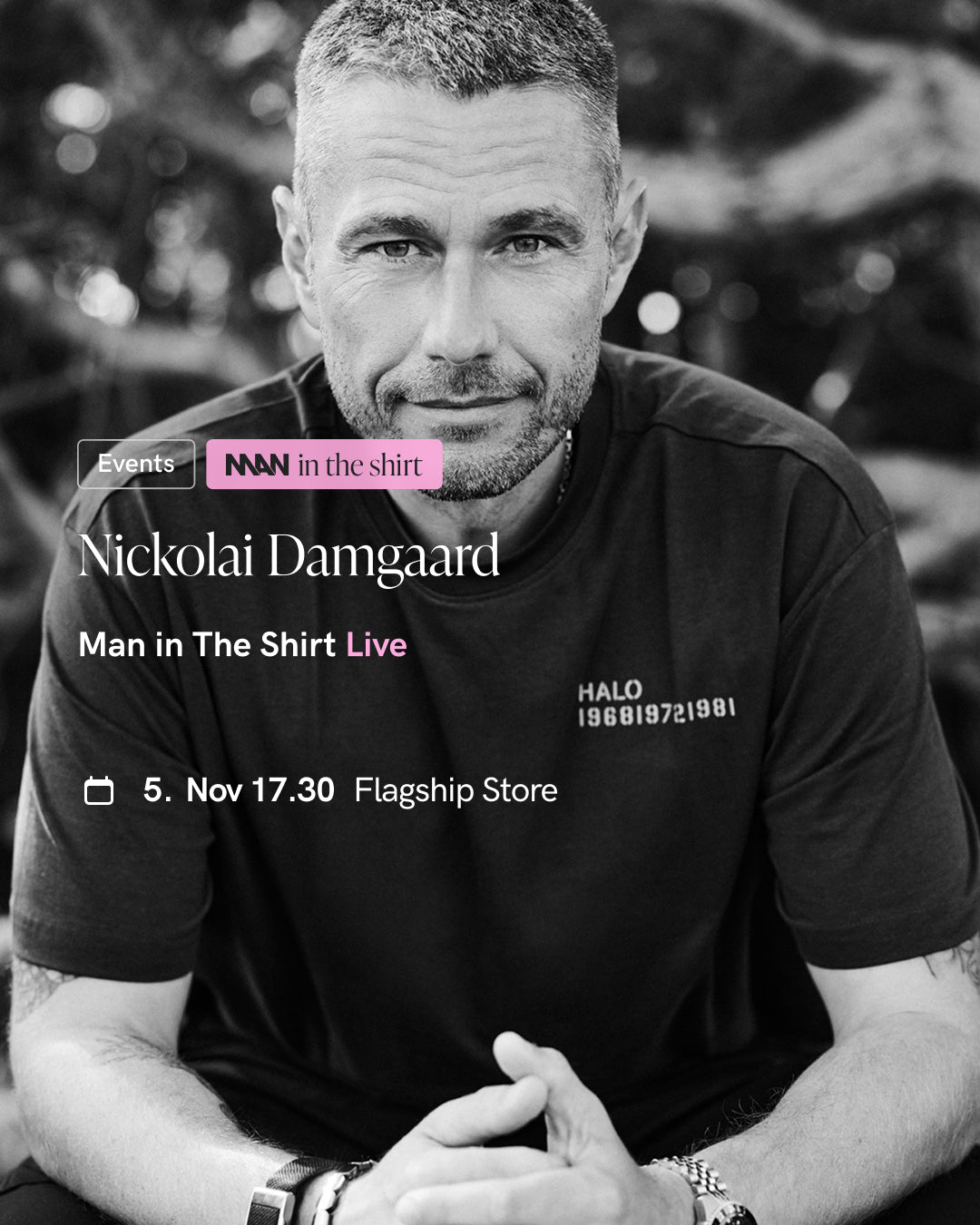 Man in The Shirt [Live event]: Mød biohacker Nickolai Damgaard
